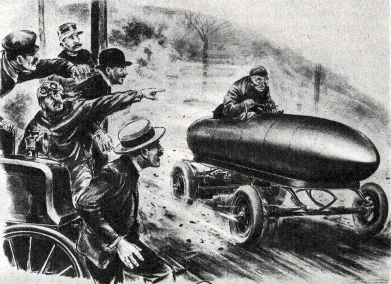 Illustration for article titled The Blazing Fast Evolution of Land Speed Record Cars